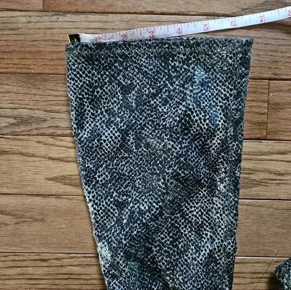 Python Snake Fashion High Heel Knee Boots Women (sz 8.5) - Picture 5 of 9